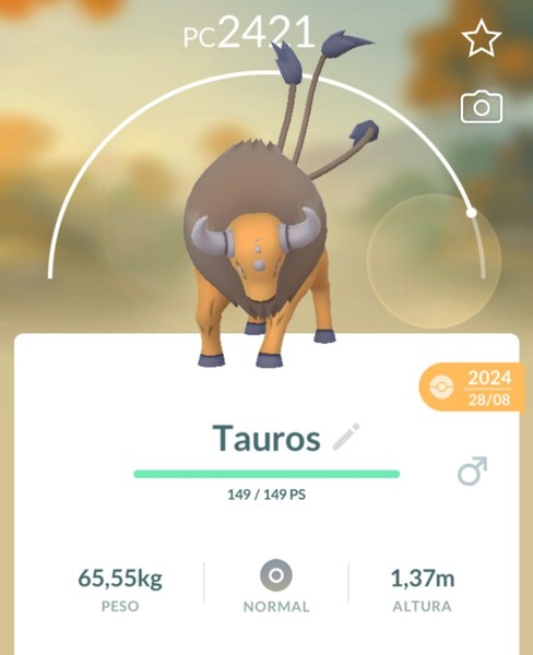 Pokemon Go Tauros (XXL/XXS/Shiny/Lv 30 minimum)