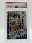 Bo Nix PSA 10 2025 Panini Mosaic Men of Mastery Purple 49/49 #7 Broncos