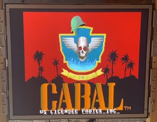 CABAL ARCADE PCB Trackball Game