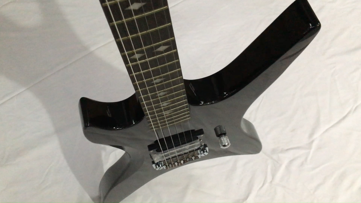 Black Stealth BC RICH Electric Guitar Chuck Schuldiner Tribute Fix