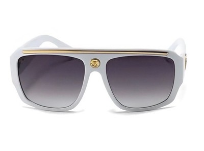 Men Sunglasses Hip Hop XL Oversize Rapper Leon Lion Style Thick Brown Lens New