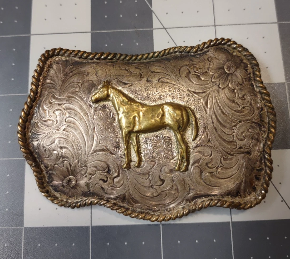 Montana Silversmiths Sterling Silver Vintage Belt Buckles for sale