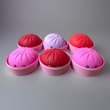 Lot of 6 Crazy Fun RMS Mystery Squishy Bao Bun Dumplings OPENED