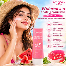 Dot  Key Watermelon Cooling Sunscreen SPF 50  50g Cools Skin  All Skin Types.