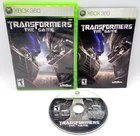 Transformers: The Game (Microsoft Xbox 360, 2007) CIB COMPLETE IN BOX