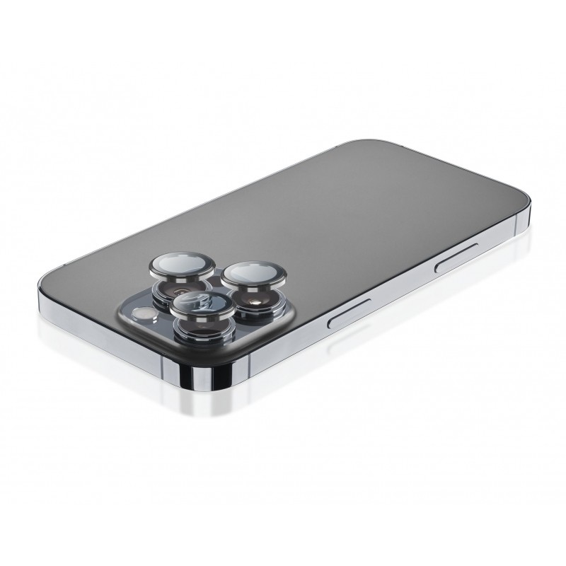 Cellularline Camera Lens Ring - iPhone 16 Pro/16 Pro Max Vetro temperato per la