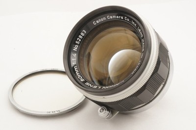 Canon 50mm f1.4 ライカL39マウント Near Mint!!] CANON 50mm f1.4 Leica screw mount L39 LTM From JAPAN