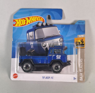  Hot Wheels 57 Jeep FC Baja Blazers blau