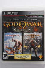 God of War Collection (Sony PlayStation 3, 2009) with Manual Black Label