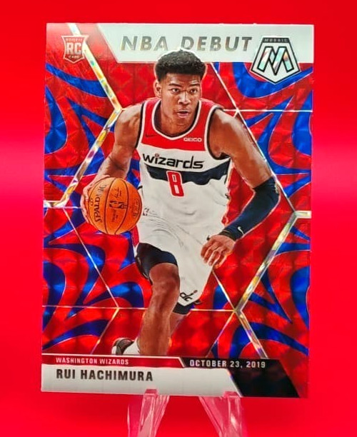 2019-20 Panini Mosaic Basketball #275 Rui Hachimura RC (Wizards) Red Reactive