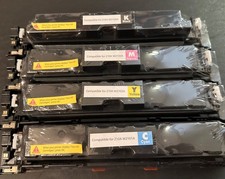 HP 210A Compatible NEW SEALED W210 Black/Cyan/Magenta/Yellow Printer Toner