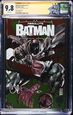 Absolute Batman #18 CHAINSAWMAN GLOW IN DARK FOIL CGC SS 9.8 signed Clay Mann