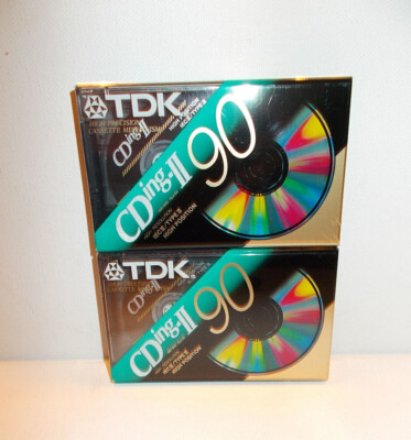 TDK CDing 2 90 High Position Type2 Audio Leer Kassette 2 St Cassette OVP 90er Ja