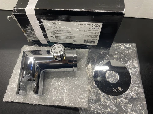 Signature Hardware SHWES2050CP Wall Mount Supply Elbow - Chrome - Picture 1 of 3