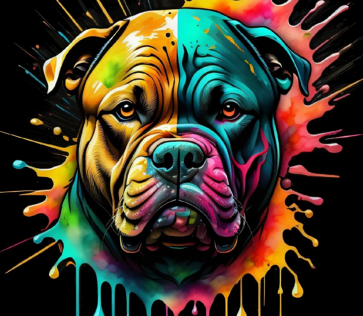 Bully painter dog 2025