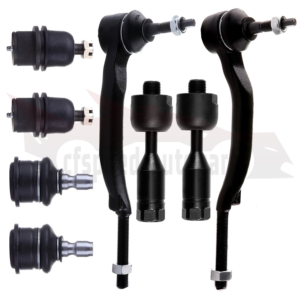 8pc Front Ball Joints & Tie Rod Ends Kit for 02-09 Chevy Trailblazer EXT GMC Envoy