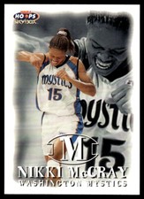 1999-00 Hoops WNBA Basketball Nikki McCray Washington Mystics #45 NM