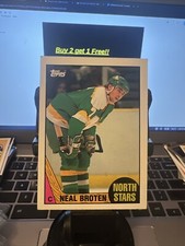 1987 Topps #11  Hockey Card Neal Broten - North Stars