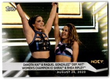 2021 Topps WWE Women’s Division Rainbow Foil #69 Dakota Kai & Raquel González