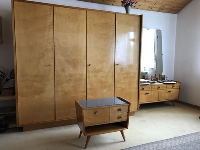 Schlafzimmer Komplett, 60er Jahre, Birke | eBay