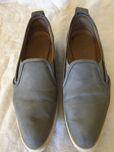 Everlane Nubuck Suede Leather GRAY slip on leather size 9 - Bild 2 von 9