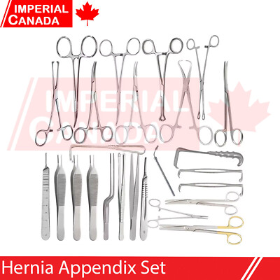 Hernia Appendix Set of 61 Pieces Major Ventral Appendectomy Surgery Set DS-2324
