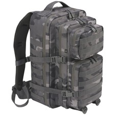 Brandit US Cooper Rucksack Large Military MOLLE Hunting 40L Backpack Grey Camo