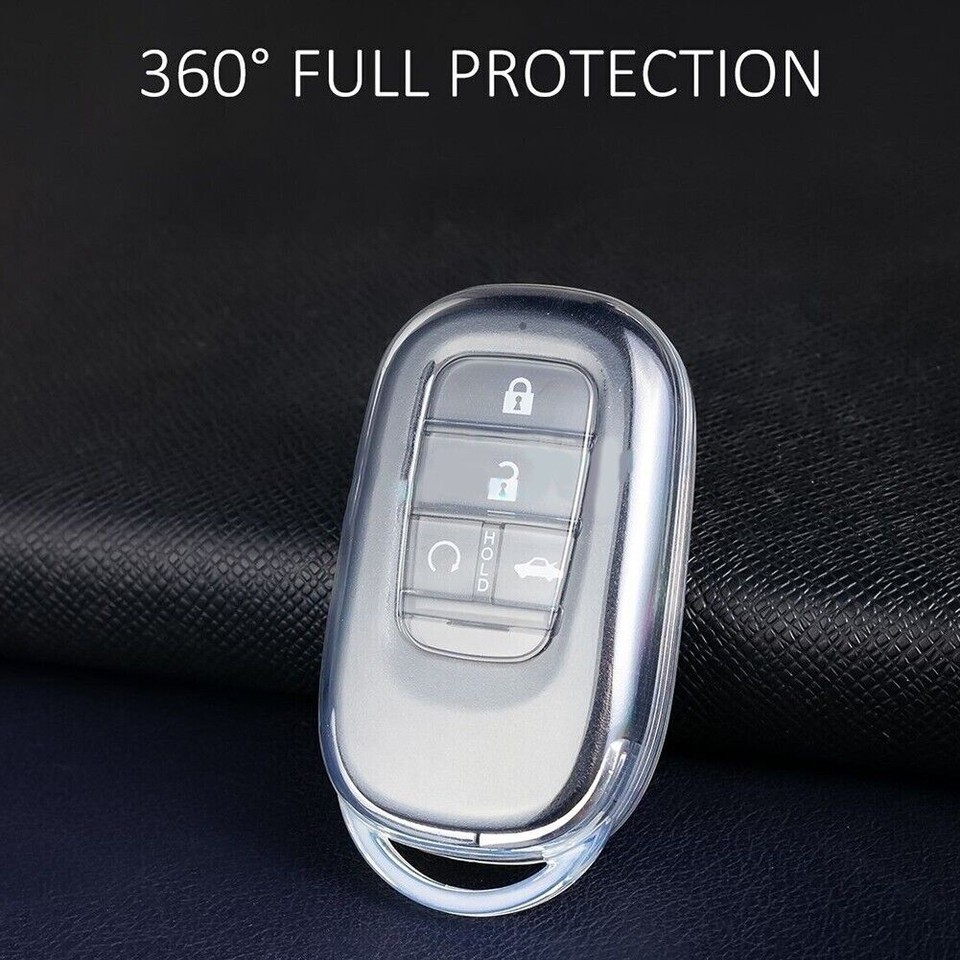 For 20232024 Transparent Clear Car Key Fob Cover Case Holder