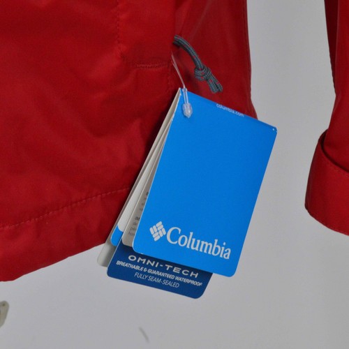 NEW Columbia Mens Watertight II Jacket Small Red OmniTech Outdoors Hiking - Picture 4 of 11
