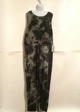 J for Justify Sleeveless Pants Jumper Romper Tie Dye Print Plus Size Junior 2XL 