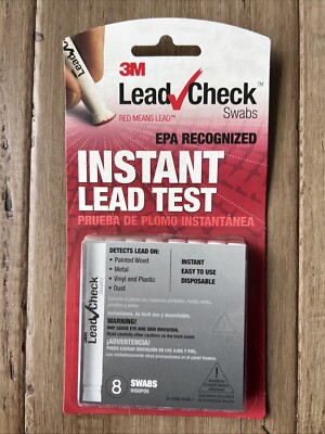 3M Lead Check Swabs Test Kit - EPA Recognized | eBay