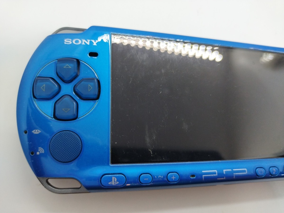 PSP-3000 SONY PSP Playstation Portable Console Marine Blue