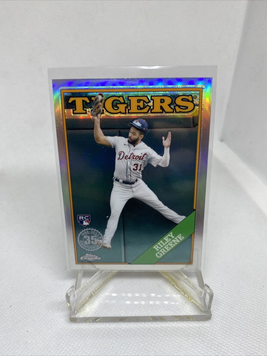 2023 Topps Chrome #88BC-5 Riley Greene 1988 RC Detroit