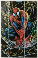 Spider-Man Deathlok Marvel Masterpieces Comic Panel Poster Art Pin-Up Original