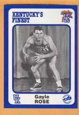 Gayle Rose Kentucky Wildcats 1988 Card #170 Paris KY Olive Hill