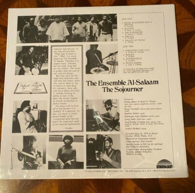THE ENSEMBLE AL-SALAAM - The Sojourner ~ STRATA-EAST 7418 {nm