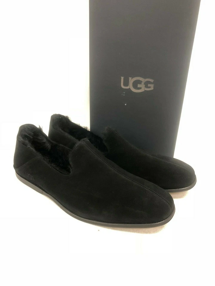 Zapatos sin cordones UGG Australia Chateau de gamuza negros para hombre 1106807 Toscana Foto 2 de 4