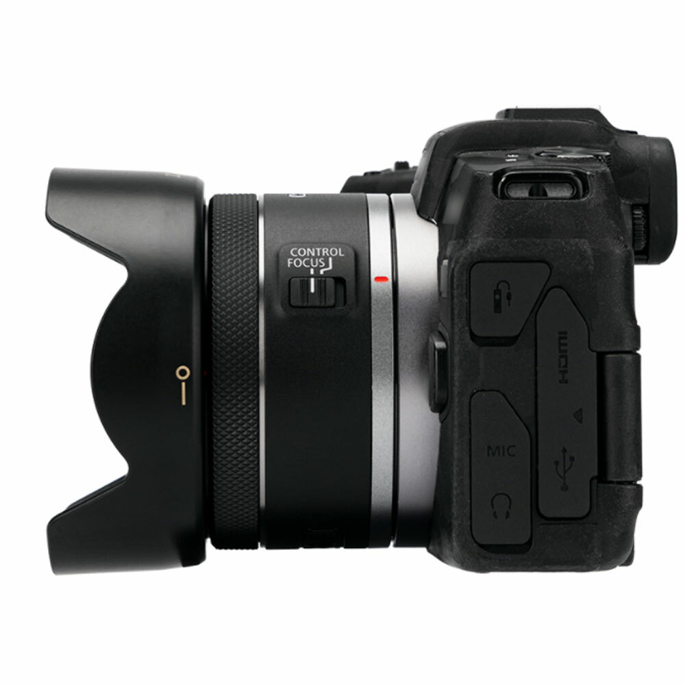 JJC EW65C Lens Hood Shade for Canon RF 16mm F2.8 on EOS R RP R5 R6 R3