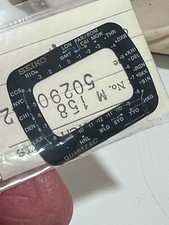 ORIGINAL PANEL FRAME SEIKO LCD M158-5009 PanAm GMT World Timer NOS