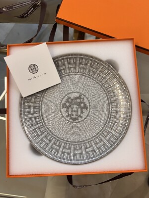 Mosaique au 24 platinum dessert plate Set Of Two