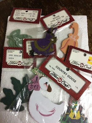 Fibre Craft Wooden Decorations