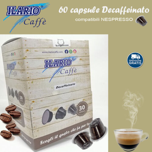CAFFE' DECAFFEINATO NAPOLETANO (Italiano) IN CAPSULA COMPATIBILE NESPRESSO 60 pz