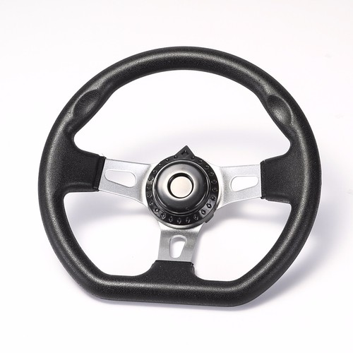 Volant De Karting 270mm En Aluminium Noir - Pièce De Rechange Pour Go-kart, Buggy, Racing