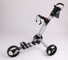 FAST FOLD 9.0 Golf Push Cart -3 Wheel - Very Easy Open and Close