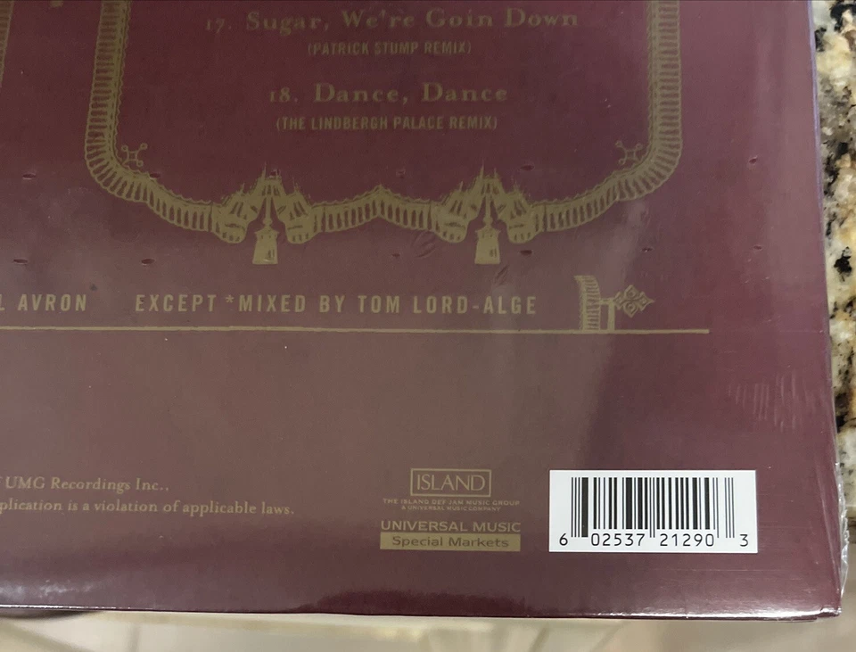 Fall Out Boy From Under The Cork Tree 2ND PRESS Maroon /1500 OR Coke/2000 SEALED - Image 4 of 4