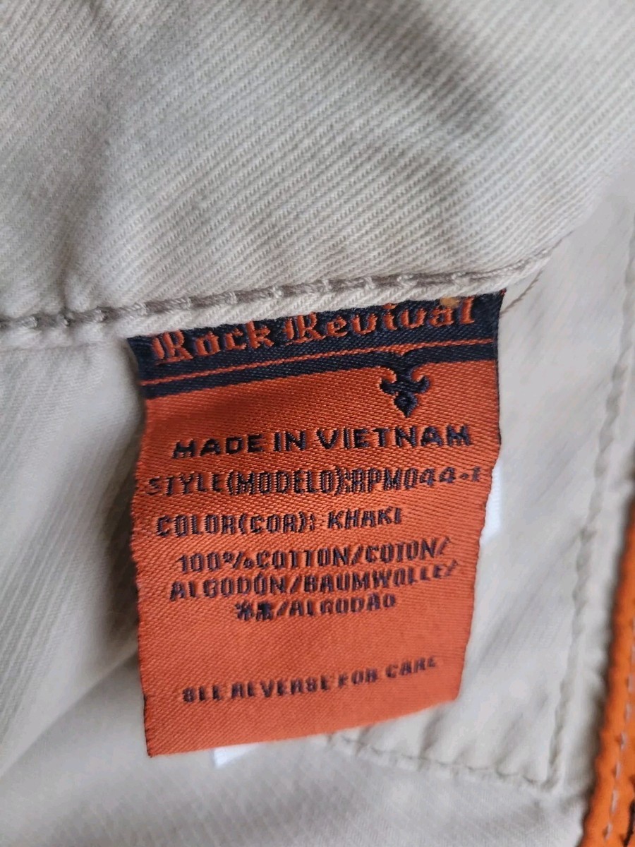 Rock Revival Khaki Straight Jeans For Men. 38x31 (J799) | eBay Rock Revival Khaki Straight Jeans For Men. 38x31 (J799) | eBay