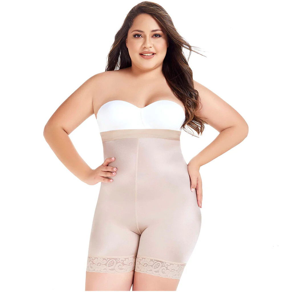 Strapless Faja Colombiana MariaE FU107 Shapewear for Waist Reduction & Body Sculpting