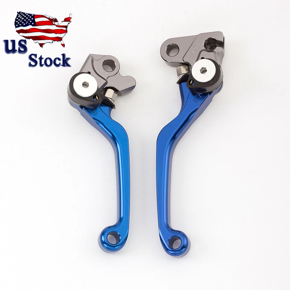 Palancas de embrague de freno azul CNC para Yamaha YZ250FX 2015-2017 2018 2019 moto de cross Foto 3 de 4