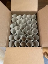30 Empty Toilet Paper Rolls Tube Cardboard Cores Kids Crafts Art Supplies School