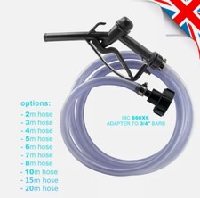 GUN Diesel Fuel Oil IBC Tank With SAEJ30R6 3/4" Pipe Gravitational Refueling Kit